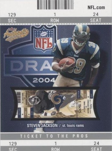 2004 Fleer Authentix Steven Jackson #108