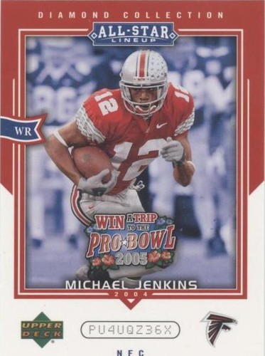 2004 Upper Deck Diamond Collection All-Star Lineup Michael Jenkins #AS22