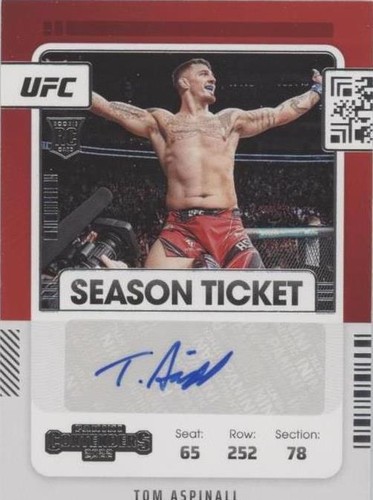 2022 Panini Chronicles UFC - Tom Aspinall #ST-TAS