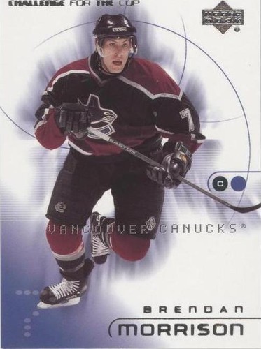 2001-02 Upper Deck Challenge for the Cup - Brendan Morrison #87