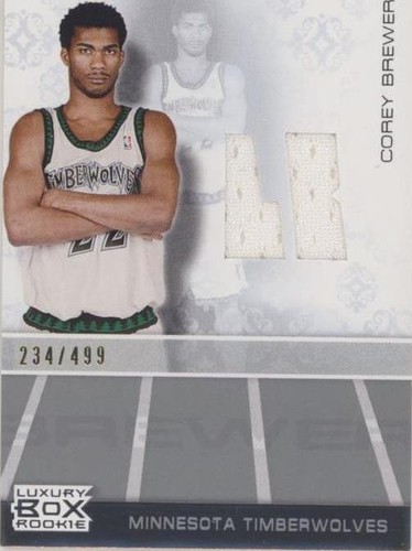 2007-08 Topps Luxury Box - Corey Brewer #RR CB