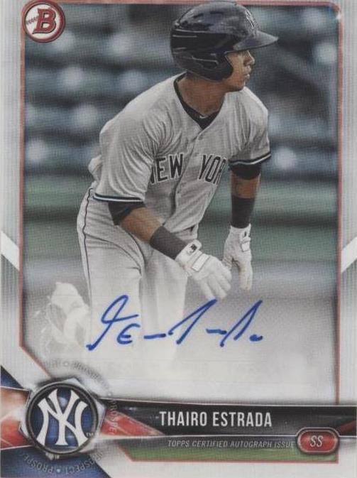 2018 Bowman - Thairo Estrada #PA-TE