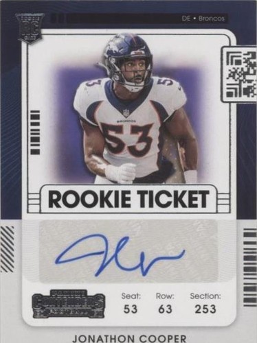 2021 Panini Contenders Jonathon Cooper #279
