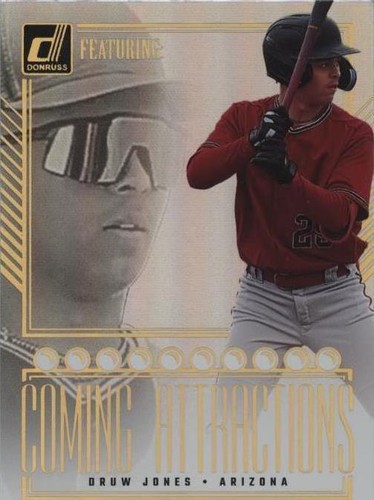 Druw Jones autograph Panini　/399 Druw Jones 2022 Panini USA Baseball Silhouettes Jersey