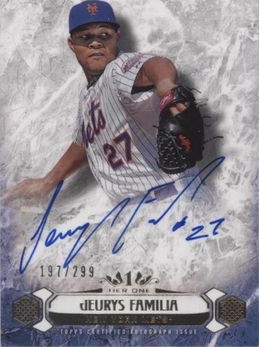 2016 Topps Tier One - Jeurys Familia #BOA-JFA