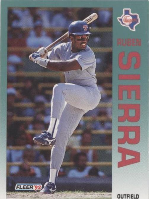 Fleer 1992 - Ruben Sierra #321