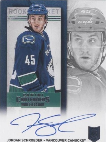 2013-14 Panini Playoff Contenders - Jordan Schroeder #204
