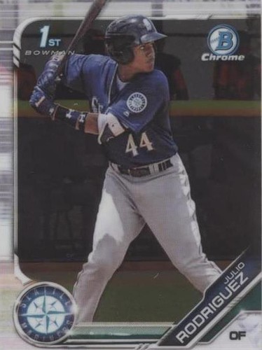2019 BOWMAN #33 JULIO RODRIGUEZ *CHROME PSA 10 GEM MINT
