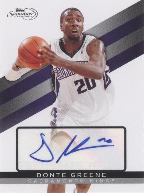 2008-09 Topps Signature - Donte Greene #TSA-DGR
