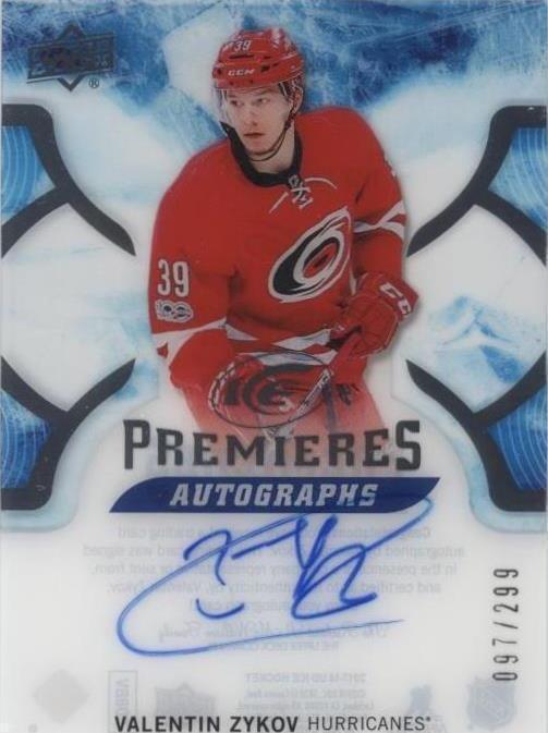 2017-18 Upper Deck Ice - Valentin Zykov #IPA-VZ