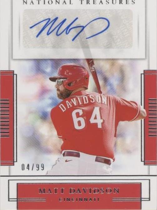 2020 Panini National Treasures - Matt Davidson #S-MD