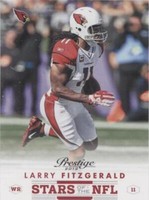 2012 Playoff Prestige Larry Fitzgerald #1