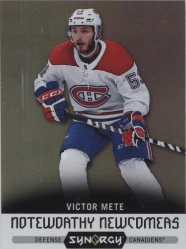 2017-18 Upper Deck Synergy - Victor Mete #NN-22
