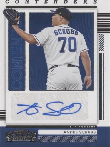 2021 Panini Contenders - Andre Scrubb #CA-AS