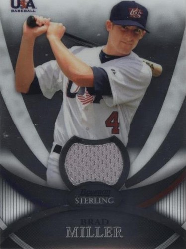 2010 Bowman Sterling - Brad Miller #USAR-34