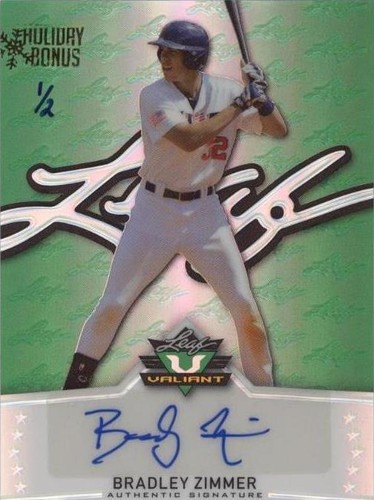 2014 Leaf Valiant - Bradley Zimmer #BA-BZ1