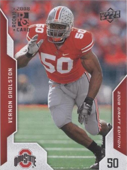 2008 Upper Deck Draft Edition Vernon Gholston #77