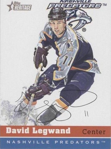 2000-01 Topps Heritage - David Legwand #47