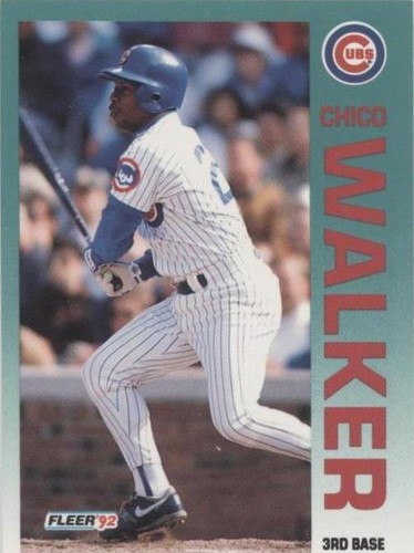 1992 Fleer - Chico Walker #395