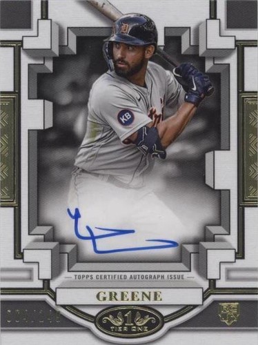 2023 Topps Tier One - Riley Greene #BOA-RG2