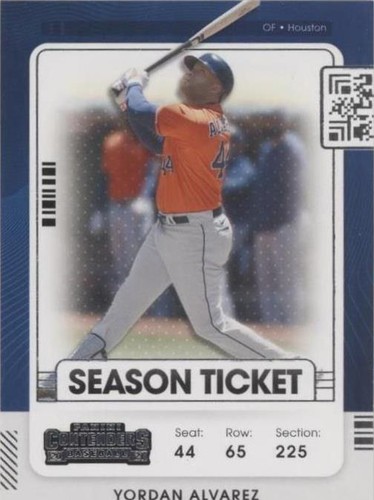 2021 Panini Contenders - Yordan Alvarez #35