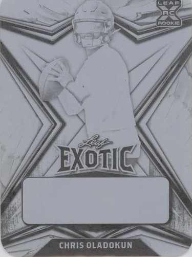2022 Leaf Exotic Chris Oladokun #BA-CO1