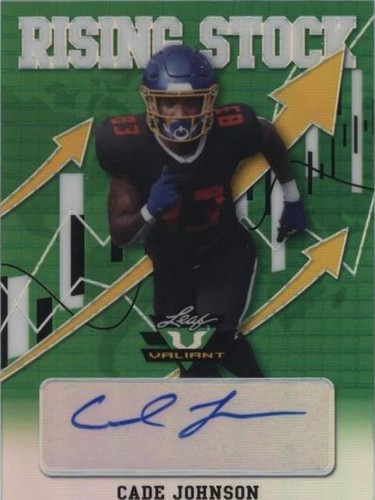 2021 Leaf Valiant Cade Johnson #RS-CJ1