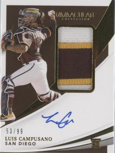 2021 Panini Immaculate Collection - Luis Campusano #175