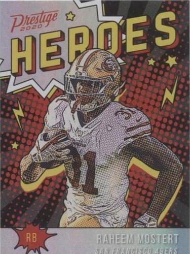 2020 Panini Prestige Raheem Mostert #HE-RM