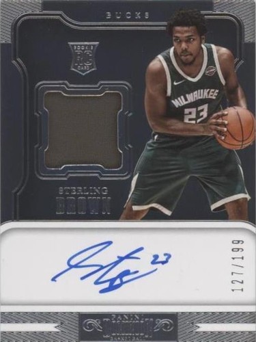 NBAカード STERLING BROWN 2017-18 PANINI ASCENSION STERLING BROWN /129 RC ! CARD No