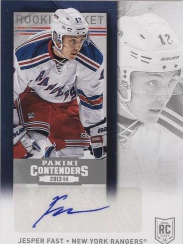 2013-14 Panini Playoff Contenders - Jesper Fast #119