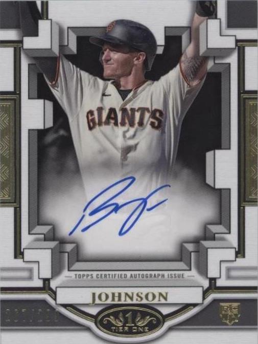 2023 Topps Tier One - Bryce Johnson #BOA-BJ