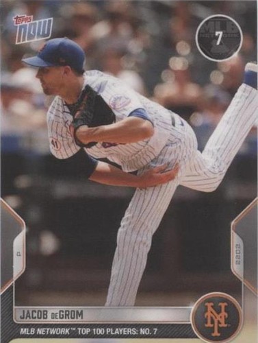 2022 Topps Now MLB Network Top 100 Players - Jacob deGrom #T-7