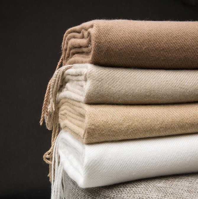 Womens Mens 70" x 21" Oversized Blanket 100% Cashmere Wool Shawl Wrap Scarf