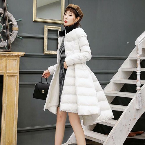 Winter Womens A Line Bubble Jacket Down Cotton Outwear Coat Fashion Slim Jackets eBay