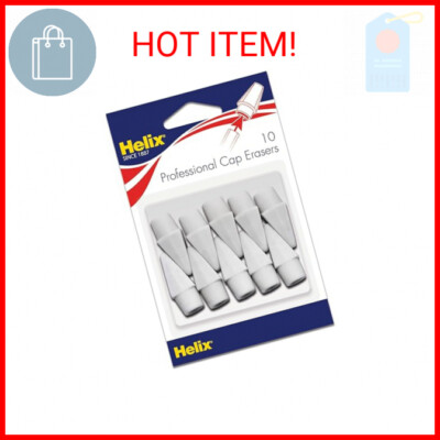 Maped Helix USA Helix Professional Pencil Cap Latex Free Oversized Erasers 10ct