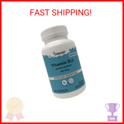 Vitacost Vitamin B-12 Methylcobalamin - 500 mcg - 300 Capsules