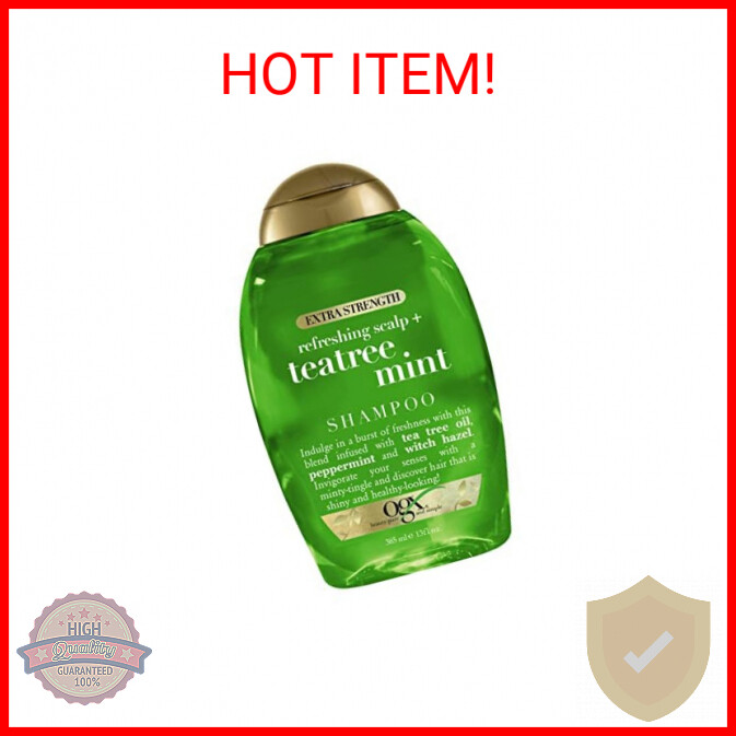 Extra Strength Refreshing Scalp Teatree Mint Shampoo Invigorating Scalp Shampoo