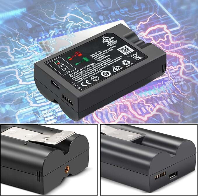 1/2 PACK Genuine  V4 Battery For Ring-Doorbell Camera 2/3/4/3plus  Quick Release