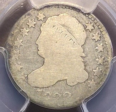 1822 Capped Bust Dime  PCGS AG3   The Key!