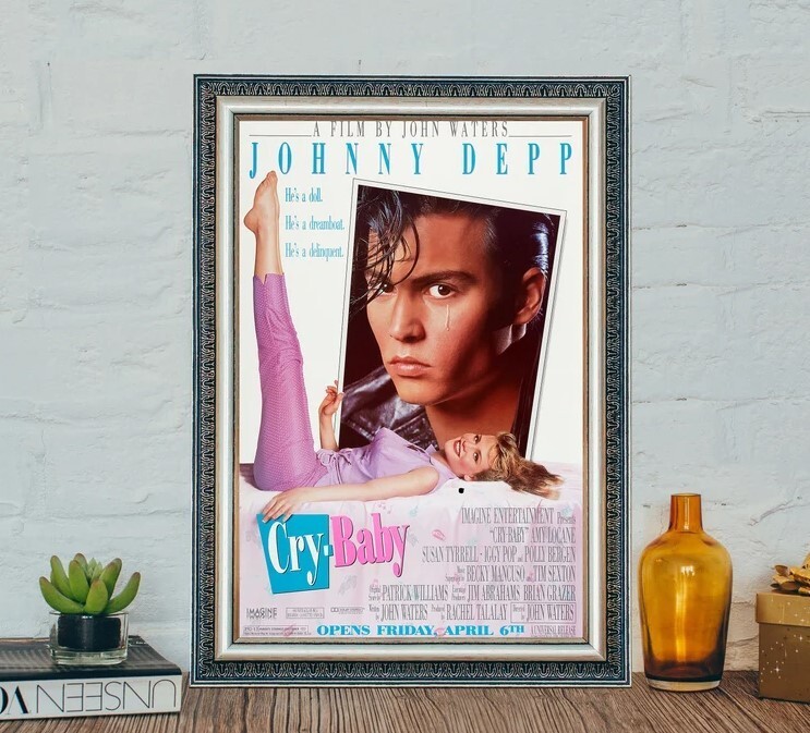 クライ・ベイビー　USオリジナル映画ポスター US版ポスター『クライ・ベイビー』（Cry-Baby）☆ジョニー