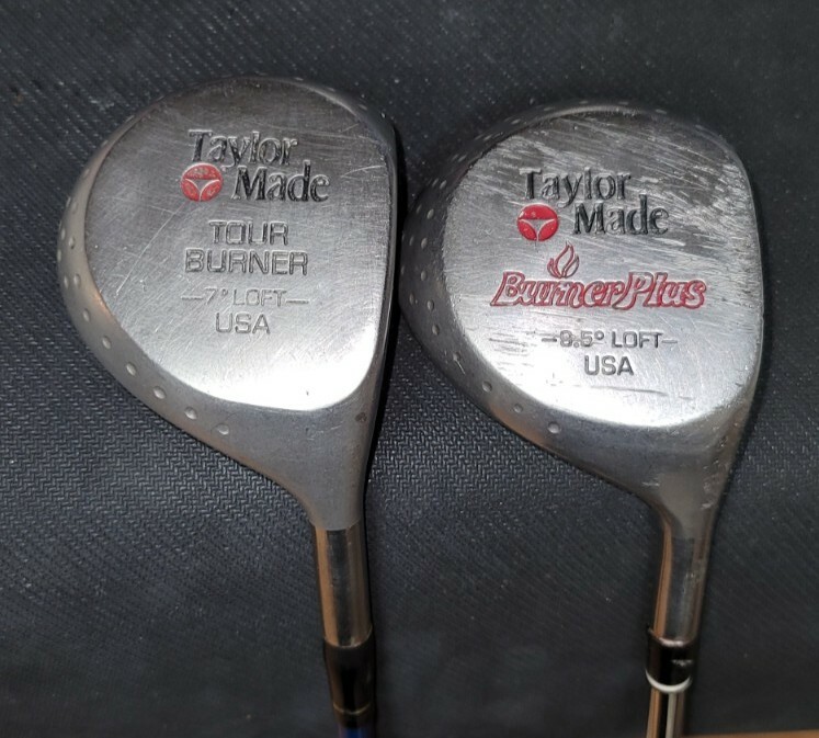 Vintage Taylor Made Lot of 2 Woods Mix Burner Series 7 & 9.5 Loft