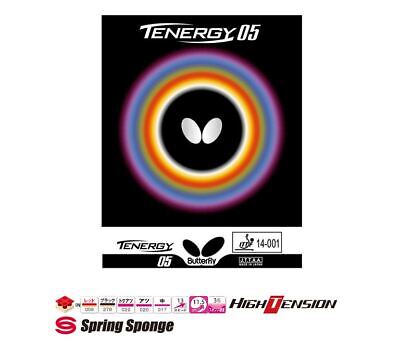 Butterfly Table Tennis Pingpong Rubber Tenergy 05 Red 2.1mm 1.9mm