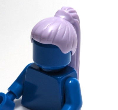 Lego - Minifigure Hair - Light Purple, Ponytail, Long
