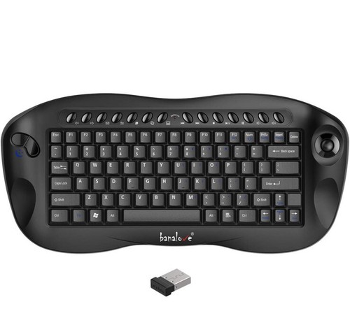 And Trackball Mouse Combo,mini Portable Key