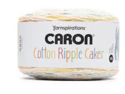 Caron Cotton Ripple Cakes Yarn, Pack Of 4, Wild Flowers *New In Bag*