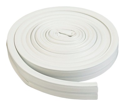 M-D Building Products 43846 White All Climate Wave Profile Weatherstrip 17 L ft.