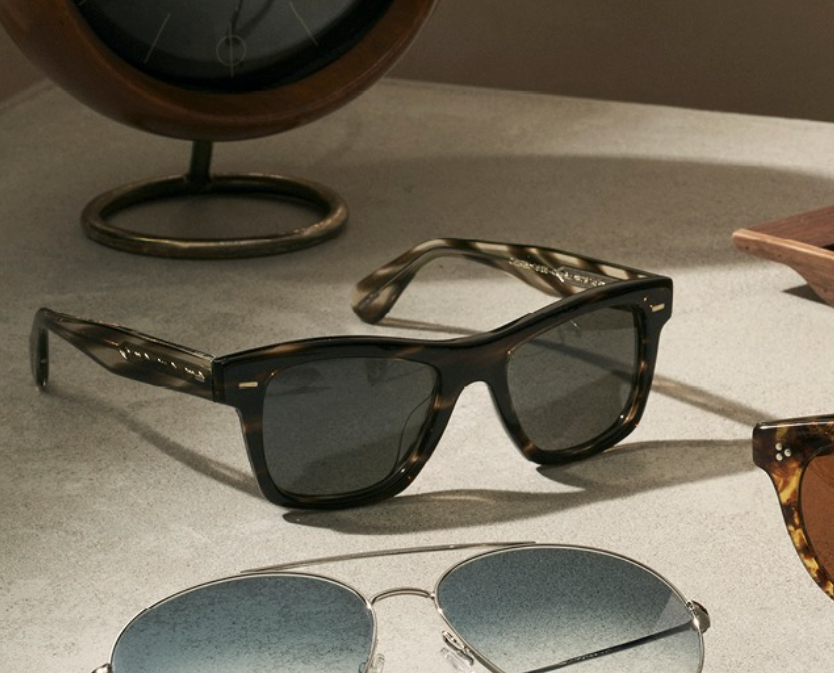 Pre-owned Oliver Peoples Oliver Sun 49mm In Black Diamond Msrp$564 Iver Ben Affleck's Fav In Gray