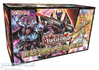 YuGiOh! Legendary Hero Decks :: 3 Unique 50-Cards Decks :: Brand New And Sealed!