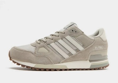 さと adidas Originals Men's ZX 750 Trainers in Grey / Black